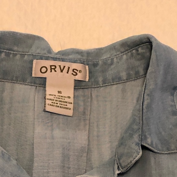 Orvis tencel button down 16 - Picture 4 of 8
